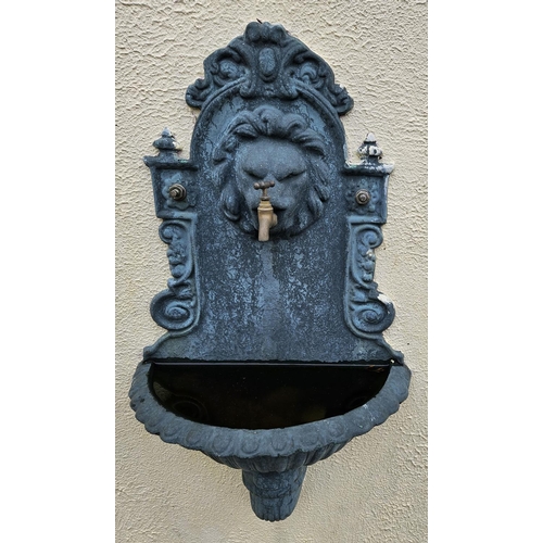 997 - A garden water wall mounted water Feature 70 x 43cms approx.