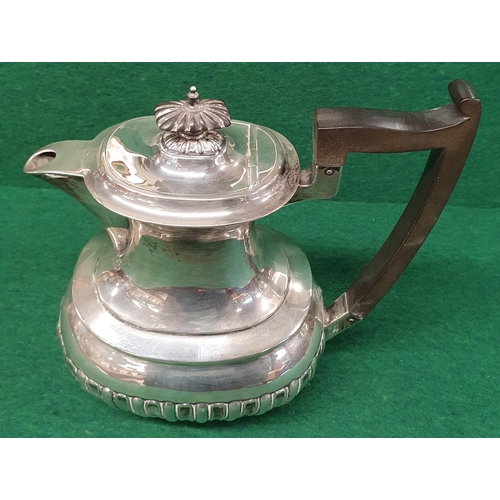 943 - A good Walker and Hall Silver Coffee Pot, total weight 740 gms approx.