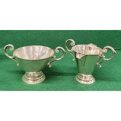 944 - A superb Belfast Silver Sharman D Neill four piece Silver Tea/Coffee Set 2010 gms approx. A retail b... 