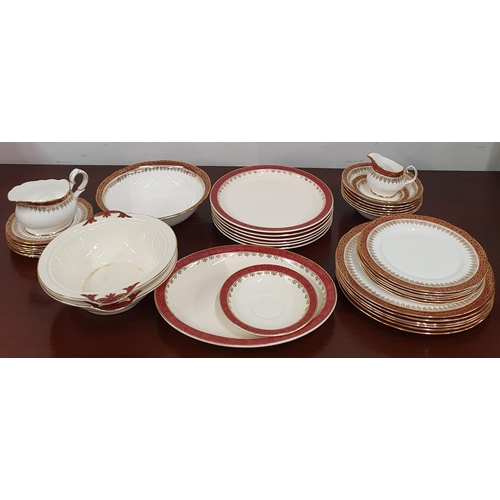 456 - A good quantity of Duchess 'Winchester' pattern Dinnerwares along with a quantity of Royal Tudor 'Ri... 