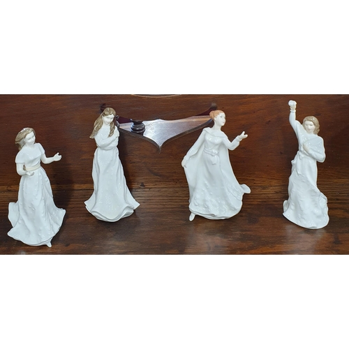 465 - A set of four Royal Doulton Figurines from 'The Sentiments Collection'.