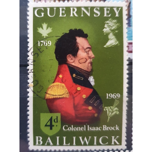 416 - A large collection of Jersey and Guernsey Stamps.