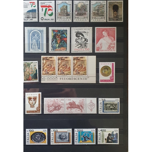 413 - A large collection of Italy and San Marino Stamps.