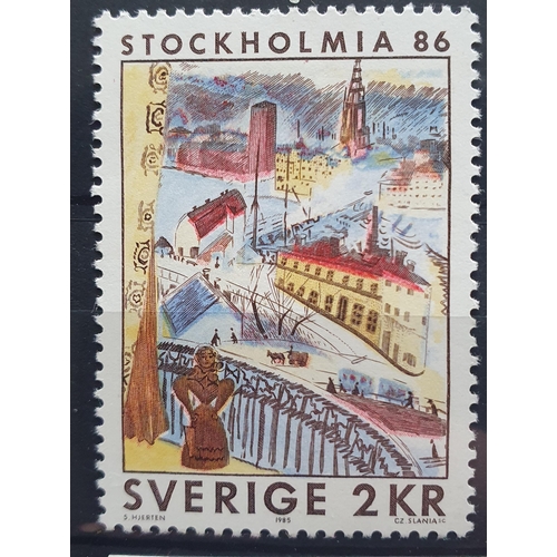 412A - A large collection of Sweden, Iceland and Greenland Stamps.