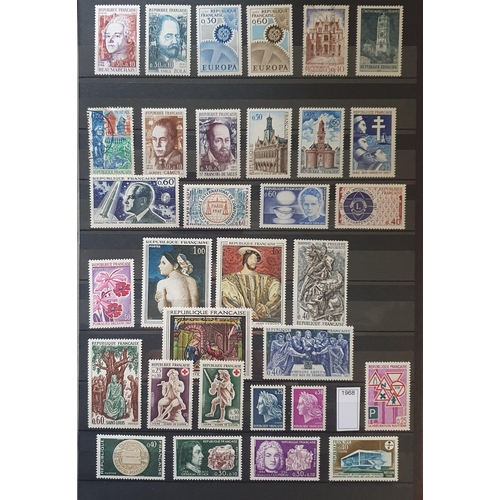 411 - A large collection of French Stamps, 1950 - 1990.