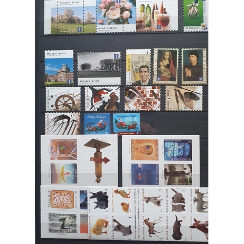 411A - A large collection of Belgium Stamps 1944 - 2011.