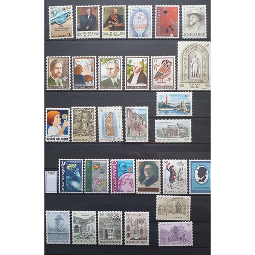 411A - A large collection of Belgium Stamps 1944 - 2011.