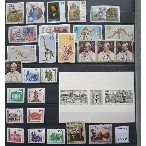 410A - A large collection of East German Stamps substantially complete.