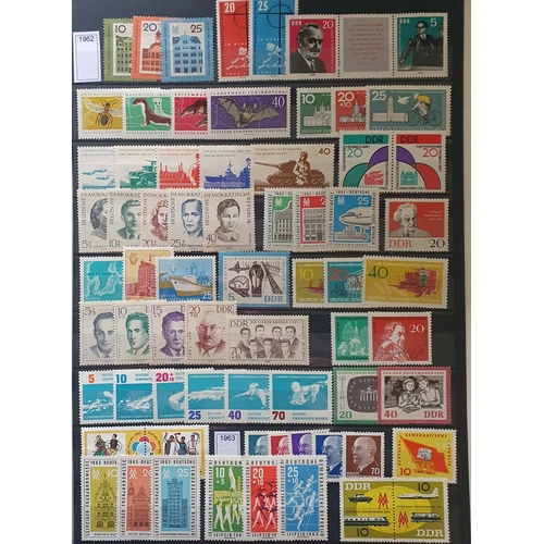 410A - A large collection of East German Stamps substantially complete.