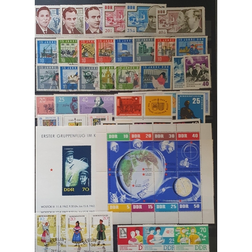 410A - A large collection of East German Stamps substantially complete.