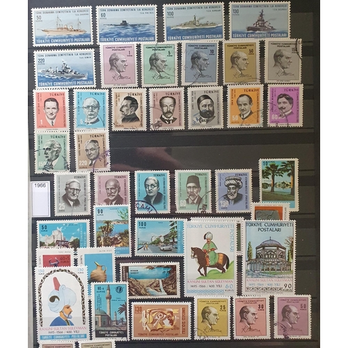 419A - A large collection of Turkey Stamps, 1863 - 2011.