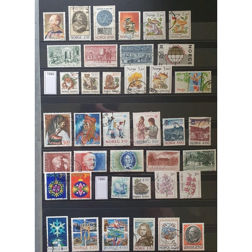 419 - A large collection of Norway and Denmark Stamps 1851 - 1990.