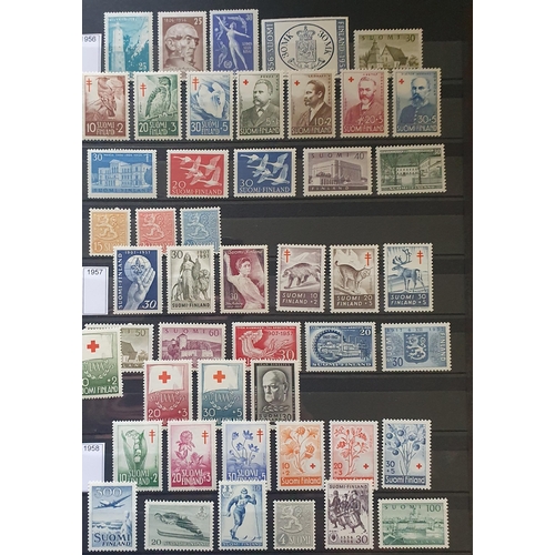 418 - A large collection of Finland and Baltic States Stamps.