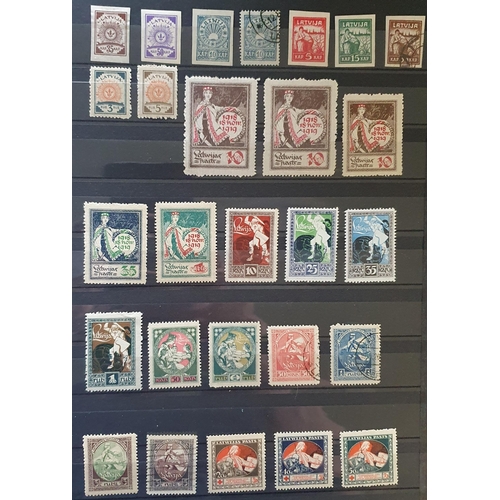 418 - A large collection of Finland and Baltic States Stamps.