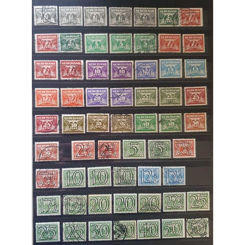 417A - A large collection of Holland Stamps, 1852 - 2010.