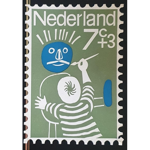 417A - A large collection of Holland Stamps, 1852 - 2010.