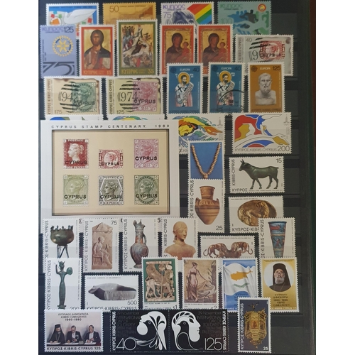 417 - A large collection of Gibraltar, Cyprus and Malta Stamps.