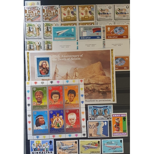 417 - A large collection of Gibraltar, Cyprus and Malta Stamps.