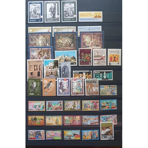 417 - A large collection of Gibraltar, Cyprus and Malta Stamps.