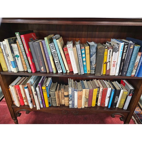 878 - A large quantity of Books on two shelves, various genres and authors.