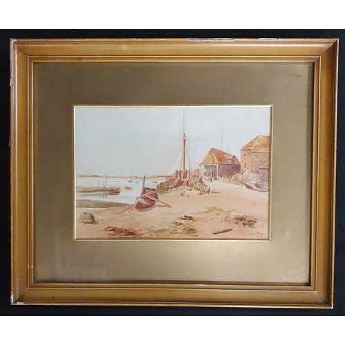 1089 - A 20th Century Watercolour of a coastal scene by Cecil Pim. Signed LR.
H 18 x W 25 cm approx.