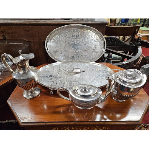 1215 - A good quantity of items to include Silver plate, Crystal etc.