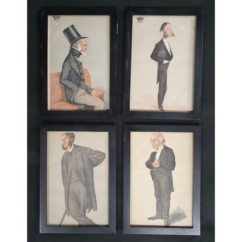 100 - A good set of eight Spy/Vanity Fair Prints. 34 x 24 cm approx.