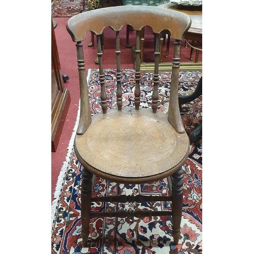 30 - Two early 19th Century possibly 18th Provincial Elm Chairs.