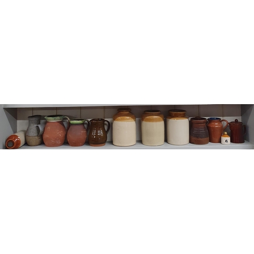 97 - A large quantity of Stoneware and Terracotta.