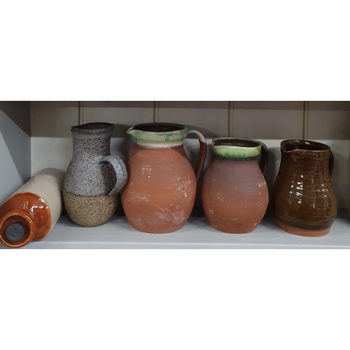 97 - A large quantity of Stoneware and Terracotta.