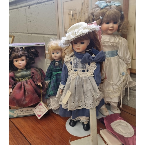 108 - A large quantity of Porcelain Dolls.