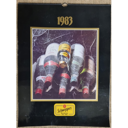 266 - A quantity of glamour colour Prints also to include a 1983 Schweppes colour Calendar. Unframed.