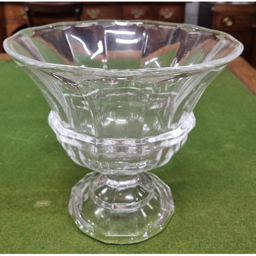 569 - A quantity of Crystal to include a large glass bowl.