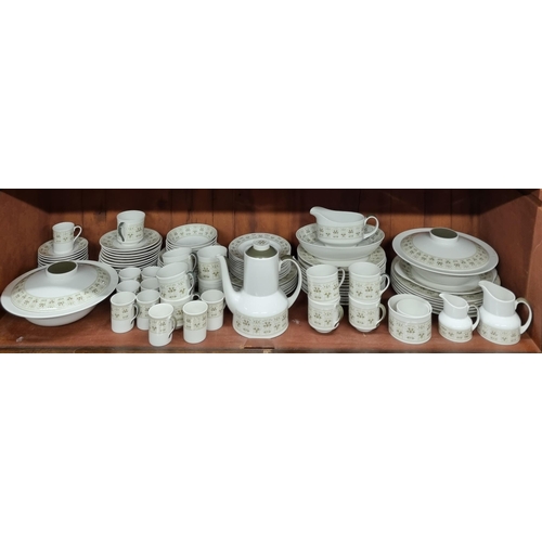 590 - A large quantity of Royal Doulton Samarra Dinnerwares.