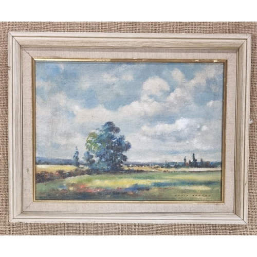 918 - David Nahmad; A 20th Century Oil On Canvas of a country landscape 'Summertime' signed LR. 30 x 40 cm... 