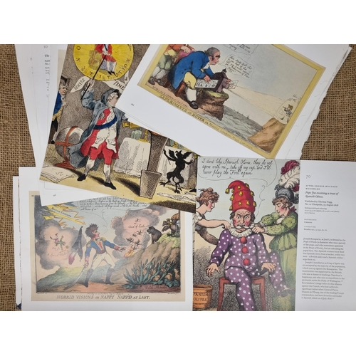 996 - A quantity of unframed colour caricature Prints.