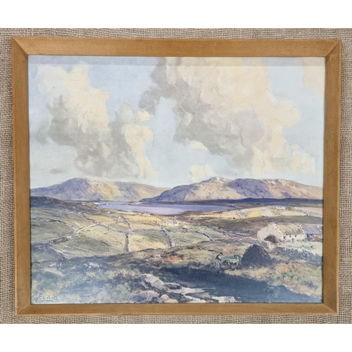 764 - J H Craig. A good pair of early 20th Century coloured Prints of West of Ireland scenes. 47 x 56 cm a... 