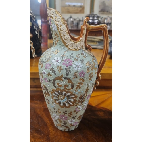 731 - A lovely 19th Century Royal Doulton salt glaze Bud Vase and an Urn. Tallest being 26 cm approx.