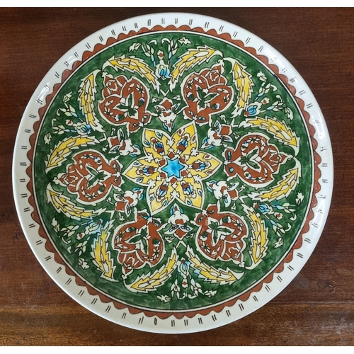 191 - A group of three decorative Centre Plates. D 32 cm approx.