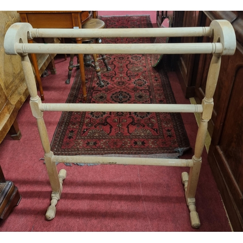 459 - A 19th Century Pine Clothes Horse. W 67 x H 86 cm approx.