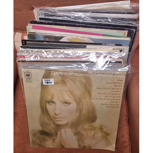 1163 - A good quantity of LP's to include Barbara Streisand and various artists and genres.