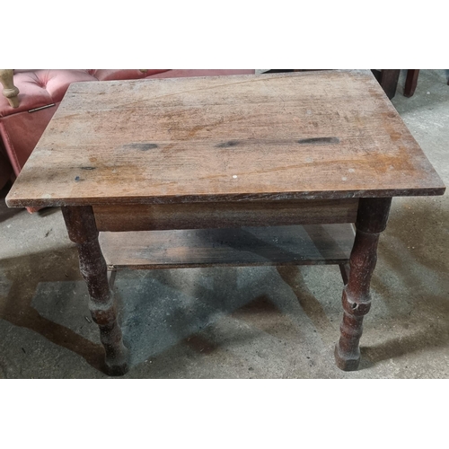 1254 - A 20th Century Watercolour, 19th Century piano Stool along a good quantity of Furniture.