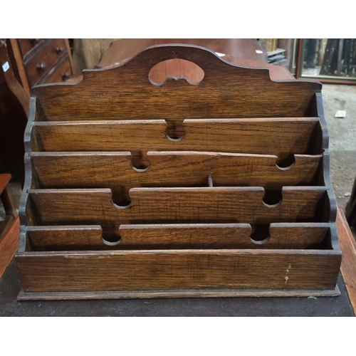 1263 - A good serpentine fronted Mahogany Cabinet, ( door off hinges) along with a 19th Century Gout Stool ... 