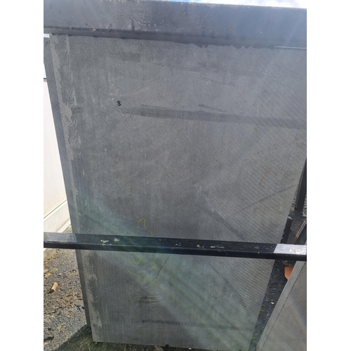 1272 - A quantity of polished Stone counters (4).
 2 X L 95 x W 47 cm approx. 
1 X  L 95 x W 52.5 cm approx... 