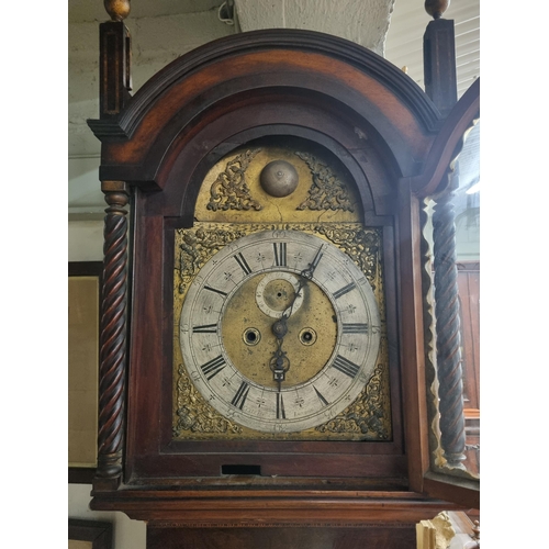 3 - A 19th Century Mahogany and Inlaid Longcase Clock by Clarke of London.