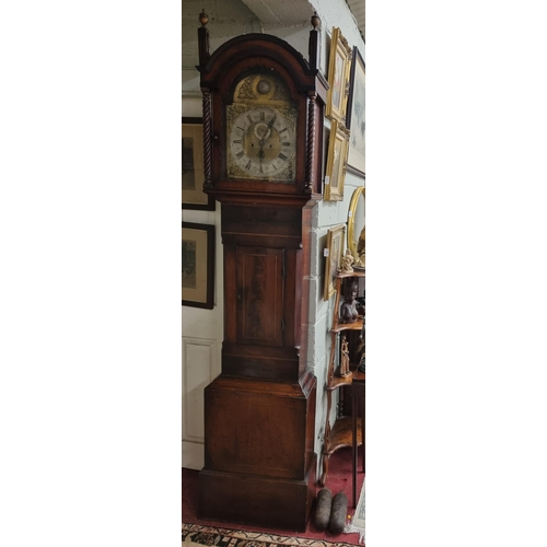 3 - A 19th Century Mahogany and Inlaid Longcase Clock by Clarke of London.