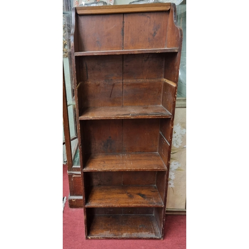 73 - A 19th Century set of Pine open Shelves. 53 x 21 x H 147 cm approx.