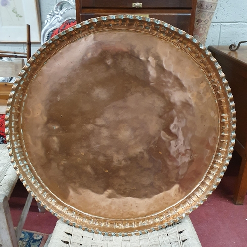 289 - An Edwardian Mahogany foldup Cake Stand. H 88 cm approx.