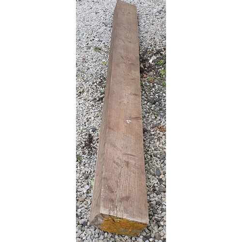 967 - A Large Oak Beam . Length 244 x 23 x 13 cm approx.