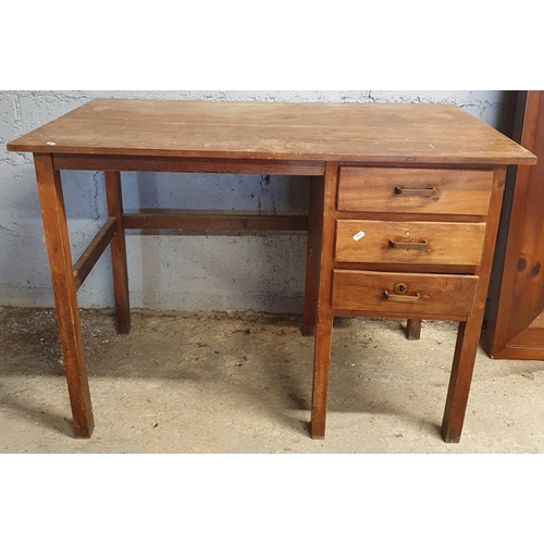 972 - A neat sized Writing Desk.
H 75 x 107 x 60 cm approx.